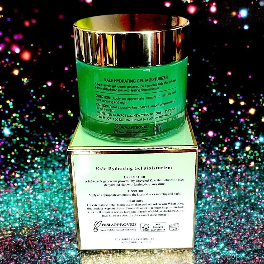BYROE NEW YORK Kale Hydrating Gel Moisturizer 1.69 fl oz New In Box